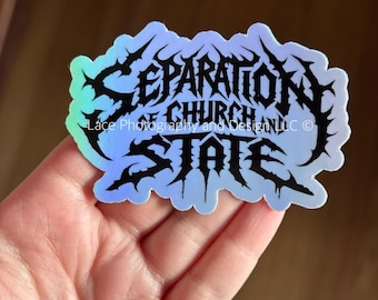 Metal Font Stickers