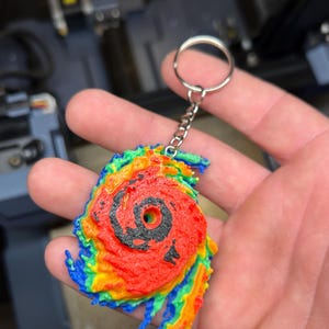 hurricane model keychain