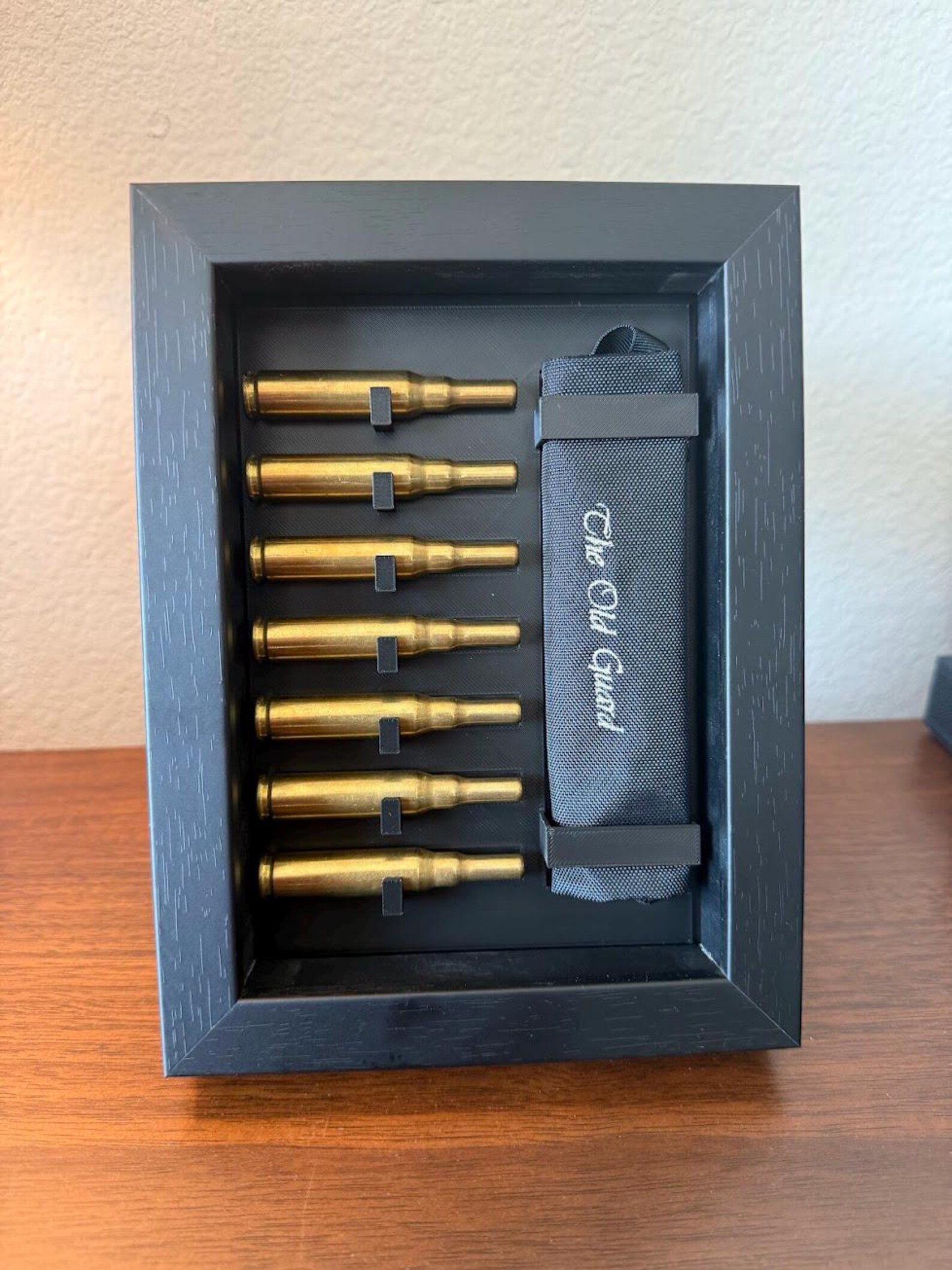 3d-printed Shell Casing Display in Frame: Military Funeral Shadow Box ...
