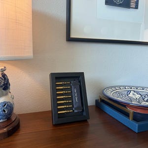 3d-printed Shell Casing Display in Frame: Military Funeral Shadow Box ...