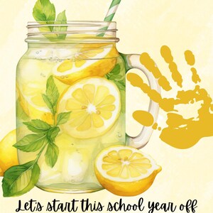 back to school handprint craft