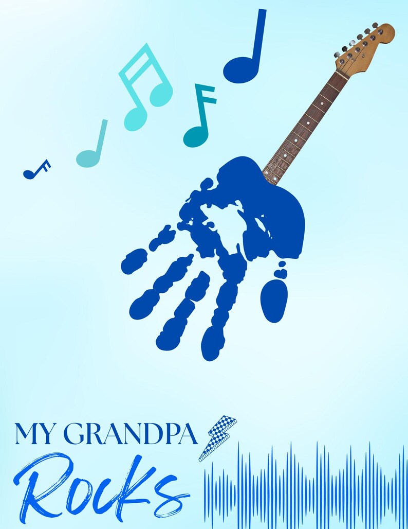 Grandparents Day Handprint Craft - Etsy