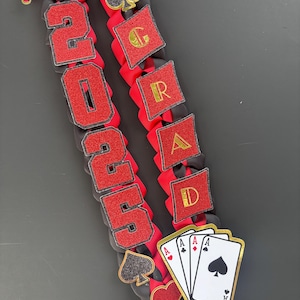 Graduation Lei Promotion Gift Lei Senior Night Gift Lei Braided Ribbon Lei Graduation Ribbon Lei Graduate Lei 2025/2026 Senior, graduation