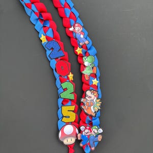 Graduation Lei Promotion Gift Lei Senior Night Gift Lei Braided Ribbon Lei Graduation Ribbon Lei Graduate Lei 2025/2026 Senior, graduation