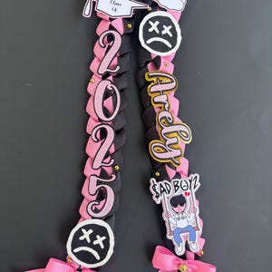Graduation Lei Promotion Gift Lei Senior Night Gift Lei Braided Ribbon Lei Graduation Ribbon Lei Graduate Lei 2025/2026 Senior, graduation