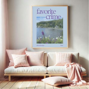 Favorite Crime, Modern Art Print, Olivia Rodrigo Inspired Digital Art, Sour Album, Printable Home Decor, Wall Art, Affordable, Gift Idea