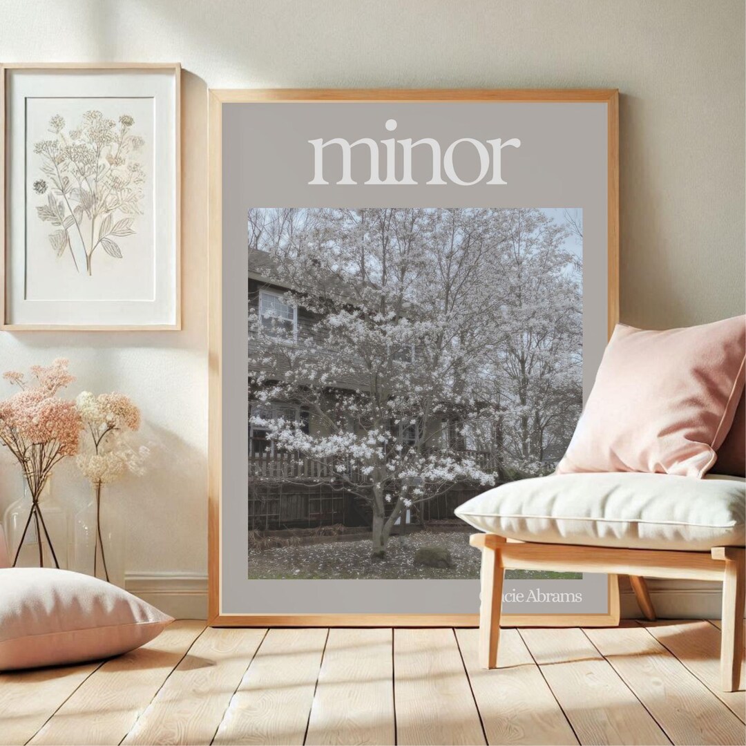 Minor, Modern Art Print, Gracie Abrams Inspired Digital Art, Trendy ...