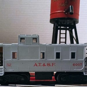 Lionel O Gauge ATSF Lighted Caboose