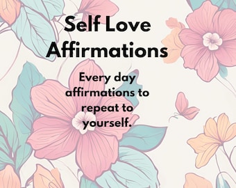 Self Love Affirmation Cards - Print at Home