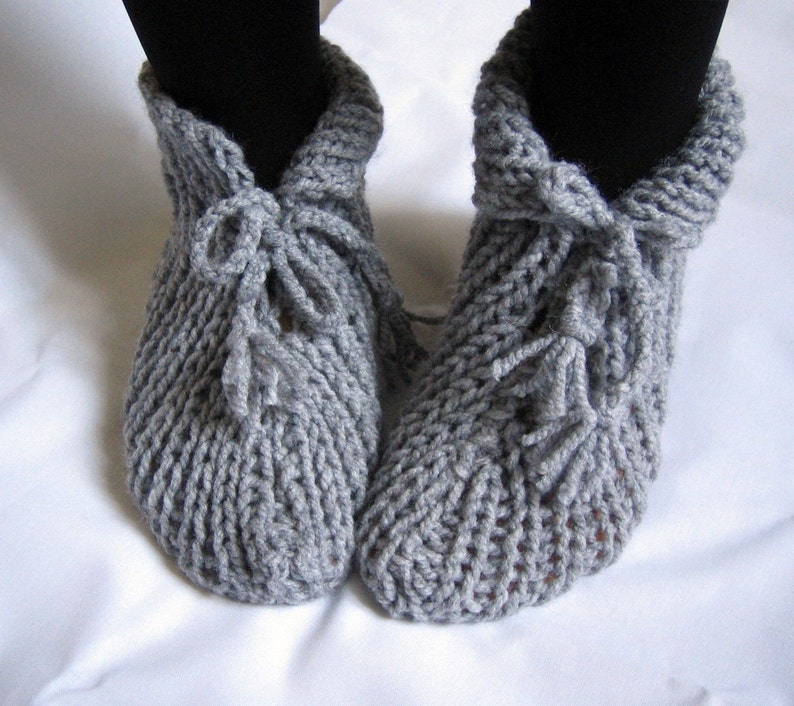 Grey Slippers Socks Fathers Day Gift image 1