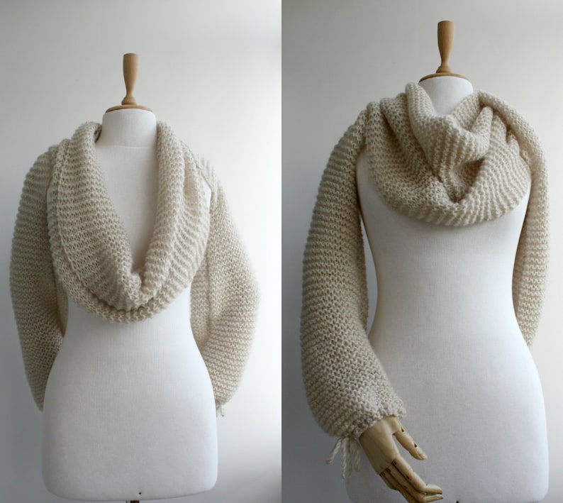 Womens Ladies Chunky Knitted Long Sleeve Open Front Shrug Bolero Cardigan Top | eBay