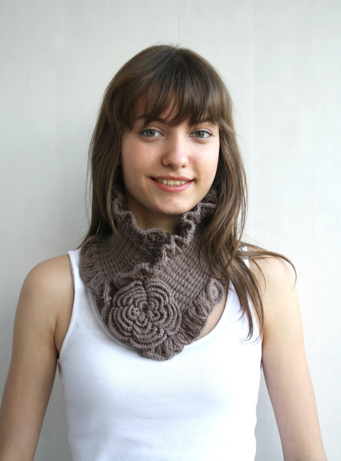 Women Scarf Collar For Sweater Top