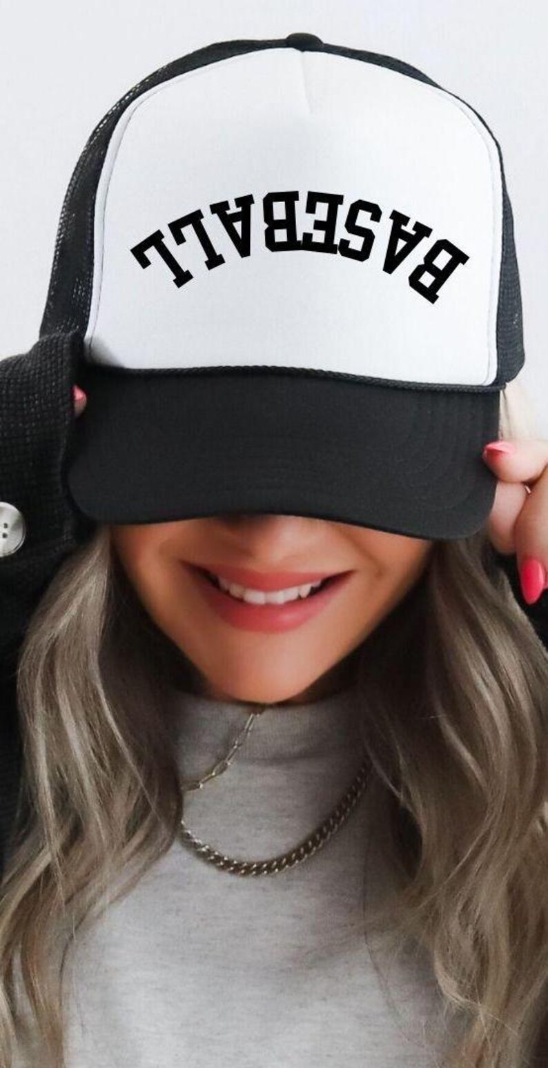 baseball mom gift trucker hat