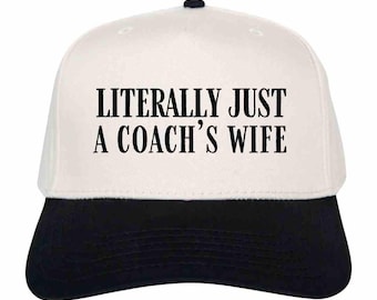 Funny Coach Wife Trucker Hat for Funny Football Wife Gift Game Day Trucker Hat for Mrs. Coach Gift Football Coach Wife Hat Baseball Wife Hat