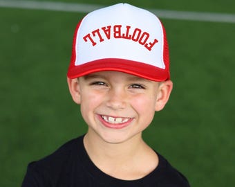 YOUTH Football Hat for Kid Football Team Gift for Youth Football Player Hat Football Game Day Hat for Football Brother Kid Football Gift