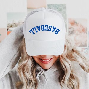 Custom Baseball Hat Mom Squad Design Team Spirit Collection Trucker Style Mesh Back Construction Game Day Essential Summer Sports Wear Fan