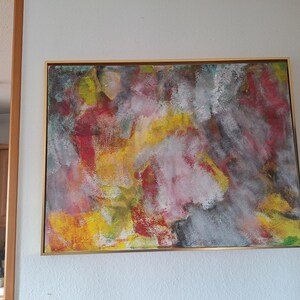 Abstrakte Malerei, Acryl auf Leinwand, 2023