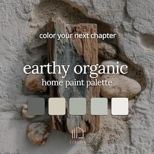 Erdige Bio-Hausfarbenpaletten-Anleitung | 5 Sherwin Williams Lackfarben | Ganzes Haus Farbpalette