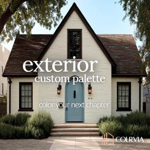 Custom Exterior Paint Color Palette: Designer Curb Appeal Kit (Digital Guide & Consultation)