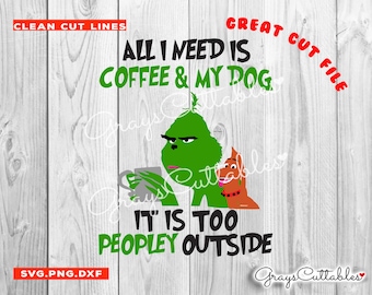 El Grinch Svg, Navidad Svg, Diseños De Sublimación, Png