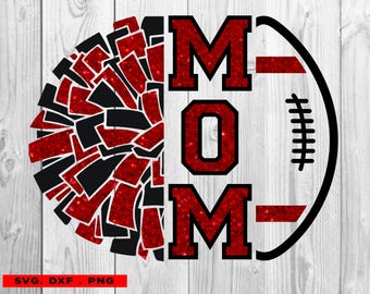 Cheer Mom Svg, Football Mom Svg, Cheerleading Svg