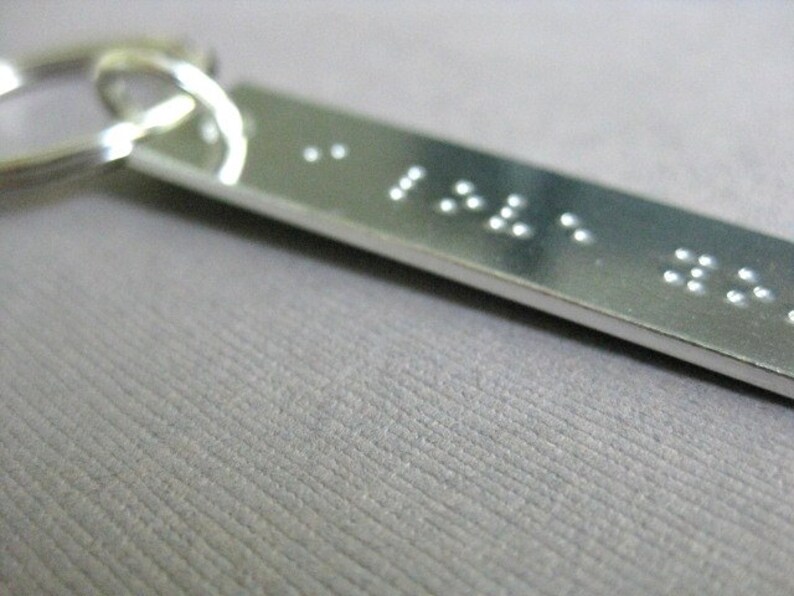 Braille 'I LOVE YOU' Key Chain Gifts for Men & Women Etsy