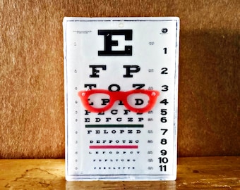 Eye chart Soap, Optometrist Gift, Ophthalmologist Gift, Eye Doctor,