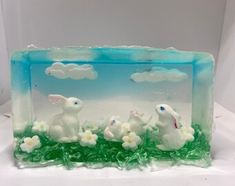 Bunny Guest Soaps, Easter Bunny Soap, Spa Kit Add on, Spa basket Gift