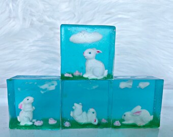 Bunny Guest Soaps 4 pack, Easter Bunny Soaps