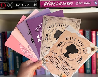 Bridgerton-Inspired Kindle Inserts, Regency Romance Aesthetic, Whimsical, E-reader, Kindle Paperwhite for Book Lovers, Lady Whistledown