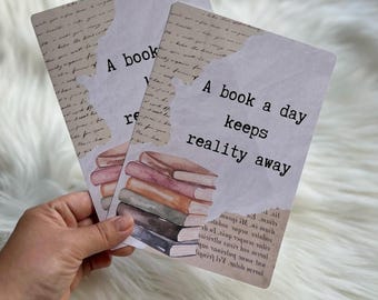 Kindle Insert, Vintage Scrapbook Style, Book Lover Accessory