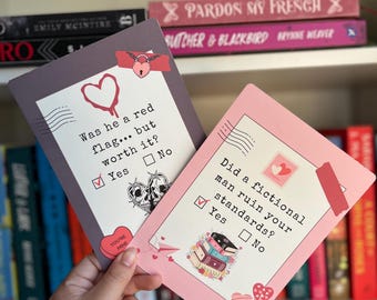 BookTok Kindle Insert, Romance Reader Gift, Fictional Men & Red Flags
