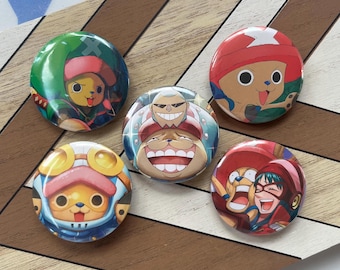 Cute Anime Reindeer Button Pin, Handmade 1 Piece Anime Badge