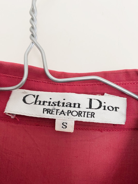 VTG Christian Dior Pret-a-porter Sheer Cotton Shirt - Etsy VTG Christian Dior Pret-a-porter Sheer Cotton Shirt - Etsy