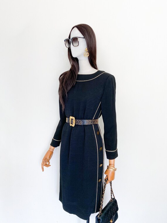 VTG Givenchy nouvelle boutique mini houndstooth on