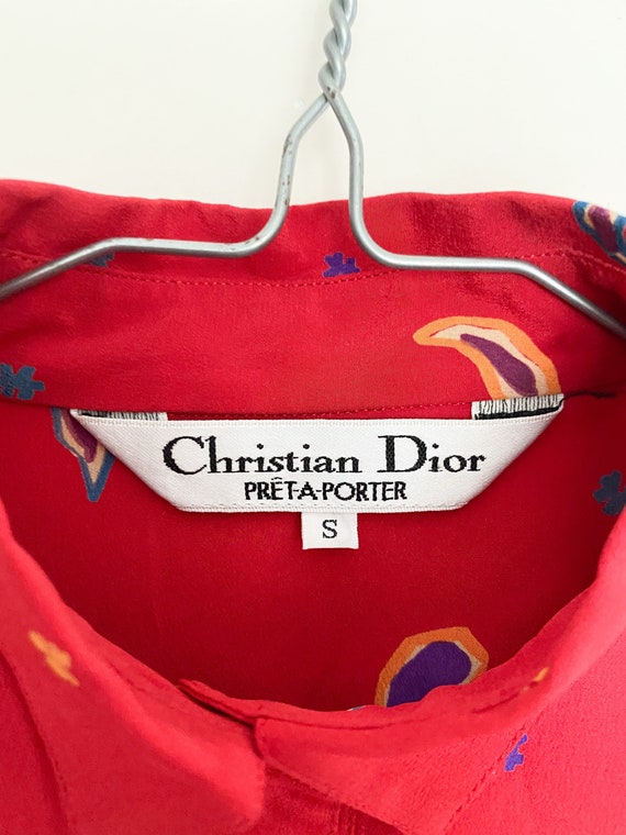 VTG Christian Dior pret-a-porter paisleys printed… - image 3