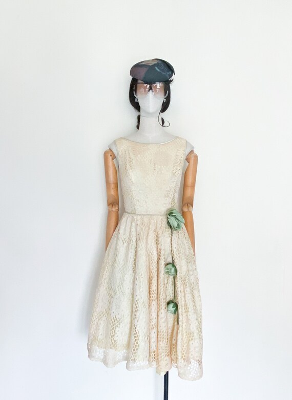 VTG 1950s handmade tea dress