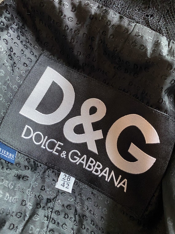 VTG D&G Dolce and Gabbana lace blazer - image 5