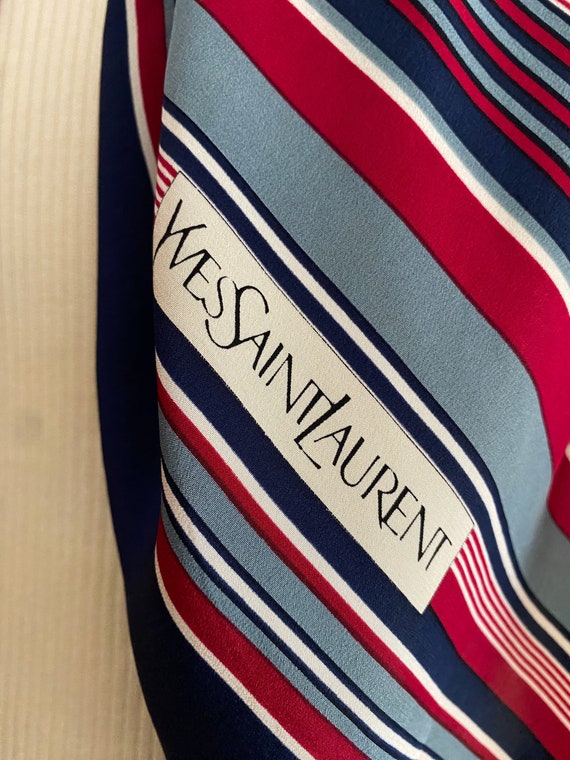 VTG Yves Saint Laurent silk scarf - image 6
