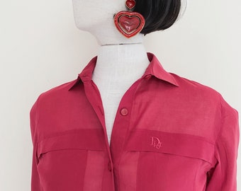 希少モデル Christian Dior pret-a-porter 比翼シャツ Christian Dior - 希少モデル Christian Dior pret-a-porter