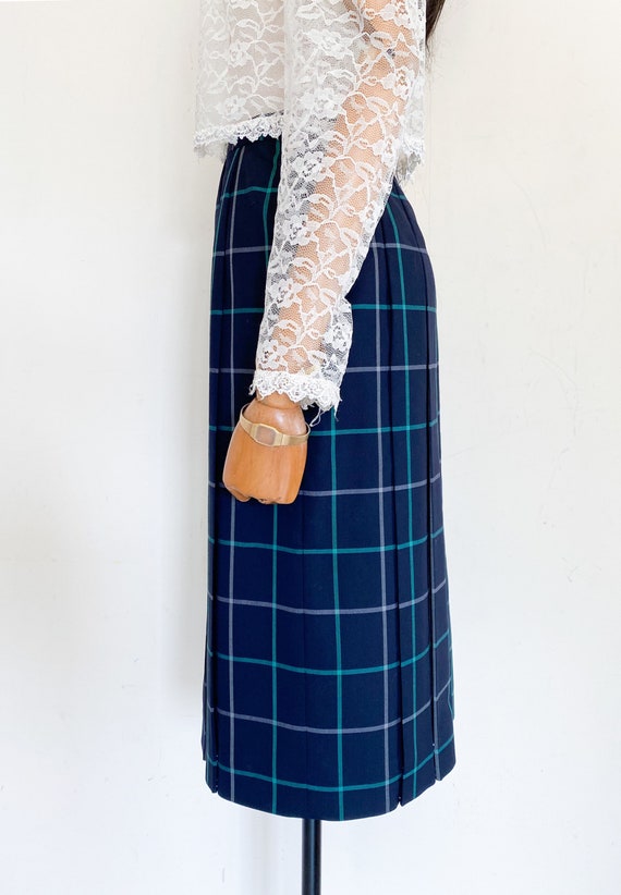 VTG Burberrys wool pleated skirt - image 2