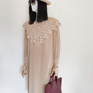 Robe en soie VTG Benny&#39;s