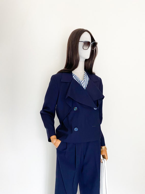 VTG Issey Miyake wool pants suit