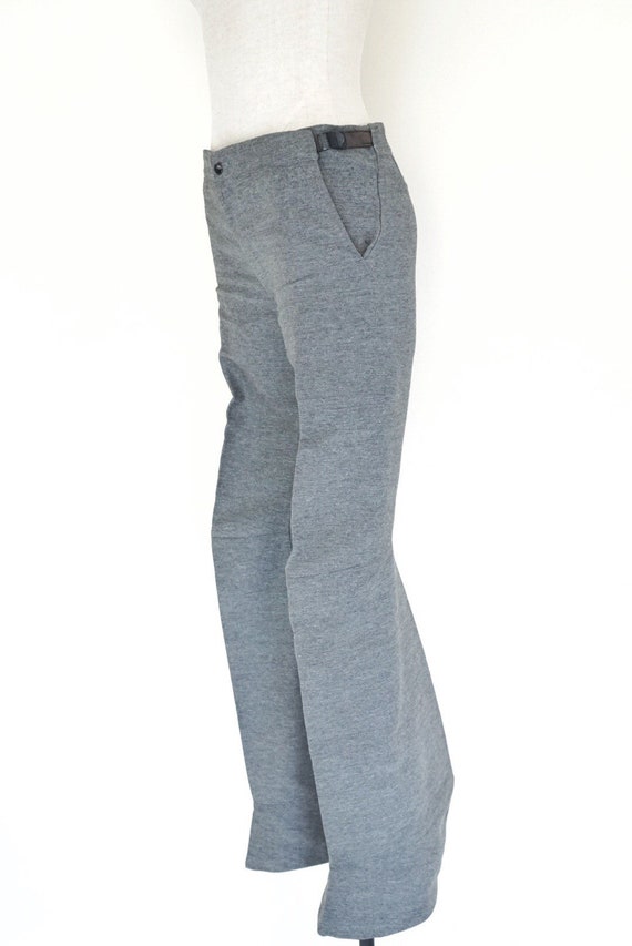 AS FOUR 3D cutting bell bottom pants