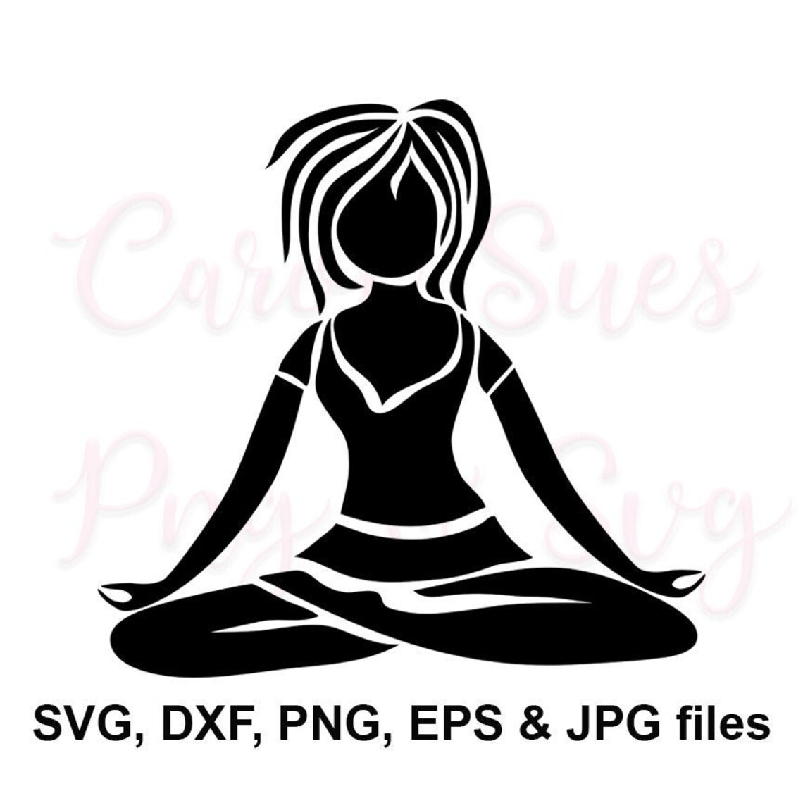 Yoga svg files for cricut Fitness svg file sublimation Etsy