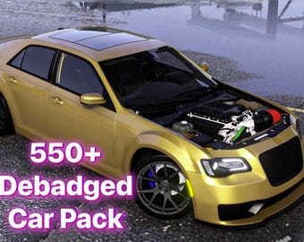 Fivem Debadged Car Pack | Custom Engine Sounds | FiveM Ready | Optimized | High Quality | ToS-Compliant |  Badgeless | GTARP | 550+CARS