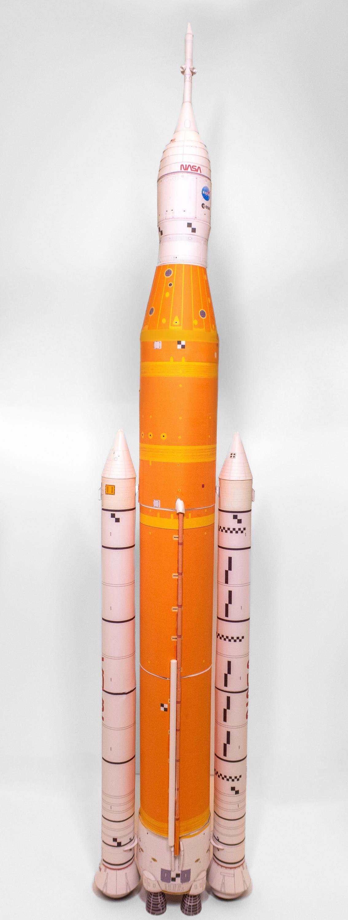 Surf Duke's Artemis 1 Space Launch System (SLS) 3d Paper Model Crafting ...