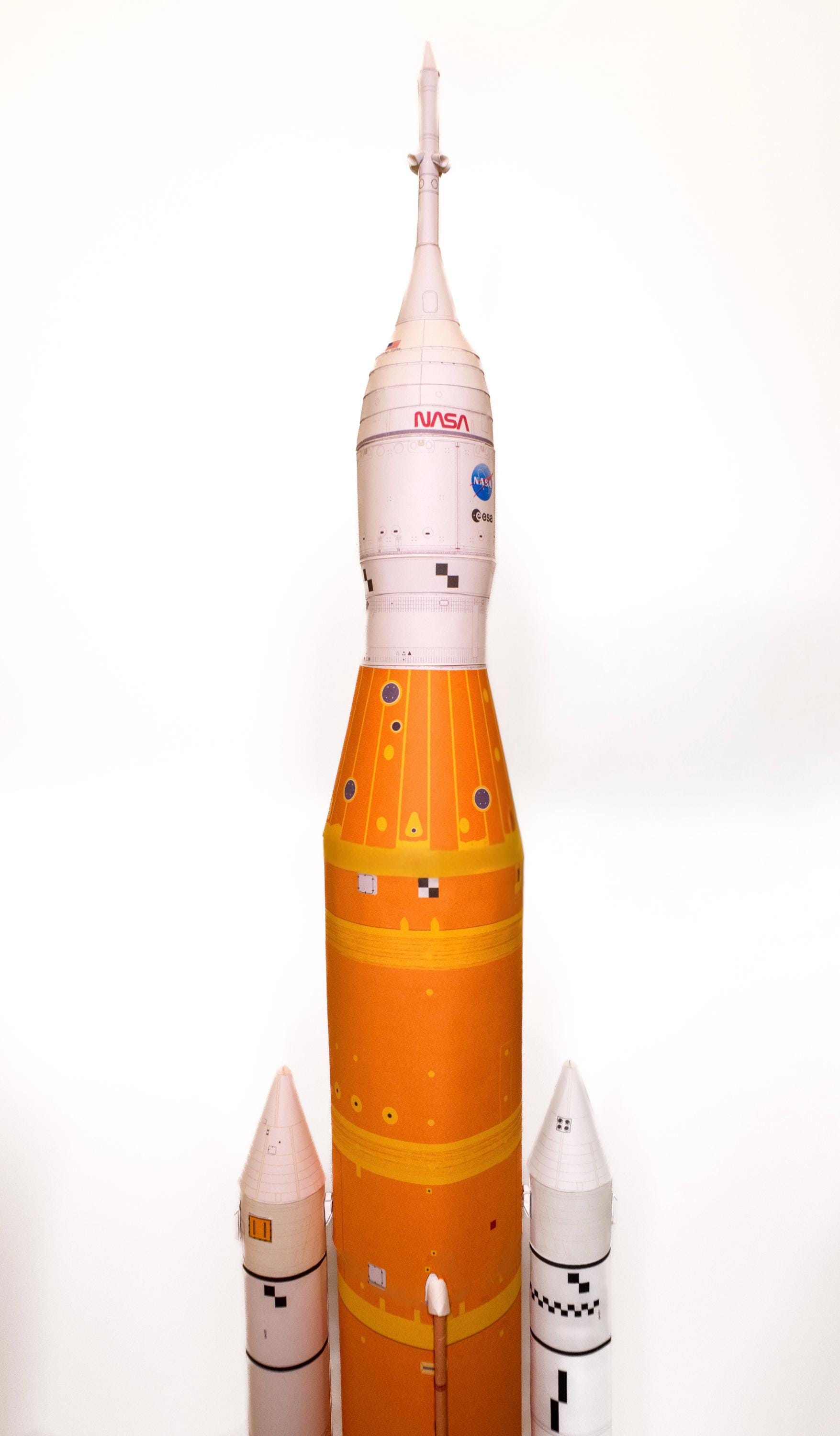 Surf Duke's Artemis 1 Space Launch System (SLS) 3d Paper Model Crafting ...