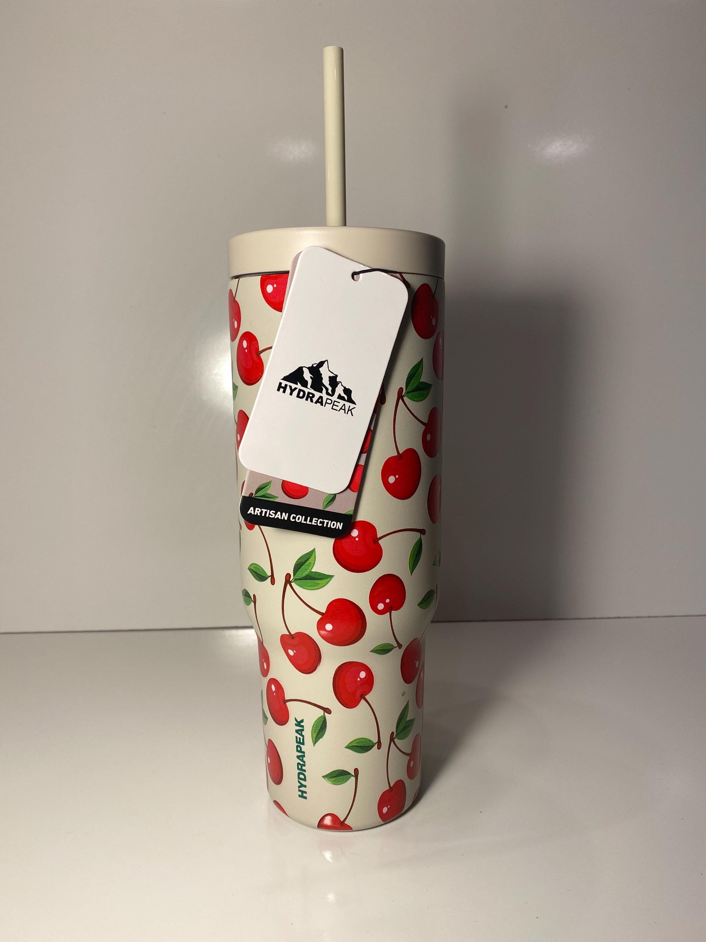 Hydrapeak Artisan Collection Cherry Print | 32 Oz | Double- Wall
