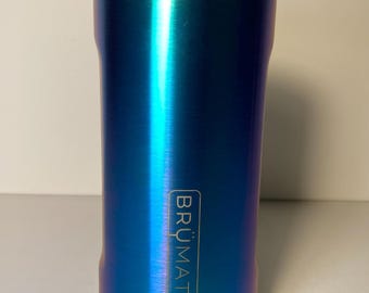 NEW Brumate Hopsulator Slim Can Cooler 12 oz | Rainbow Titanium or Glitter Mermaid
